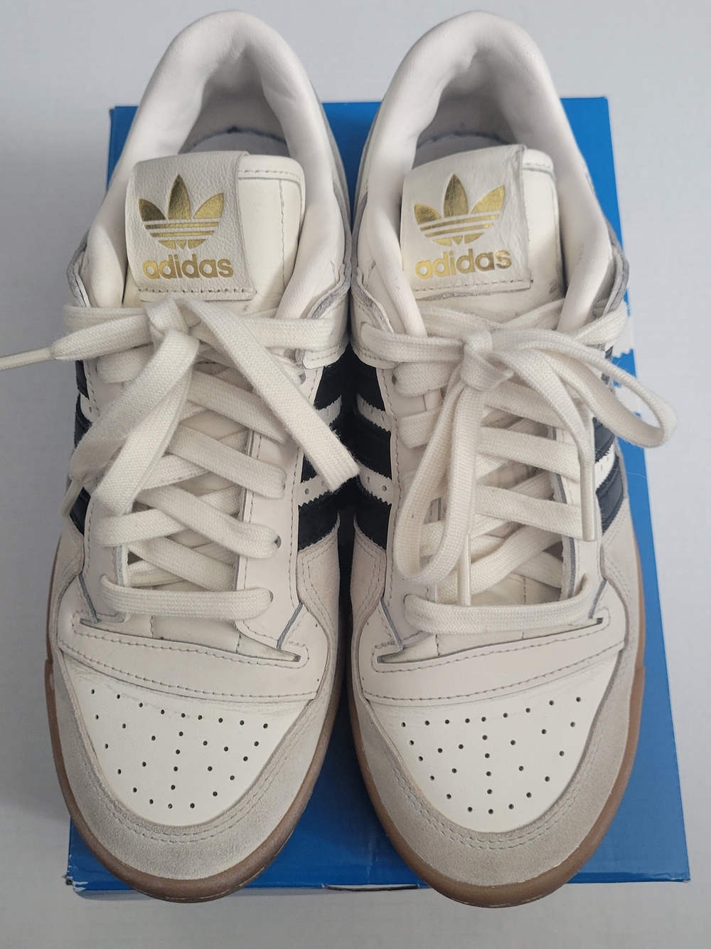 Adidas Forum 84 Low CL - White/Black/Gum - Size 8